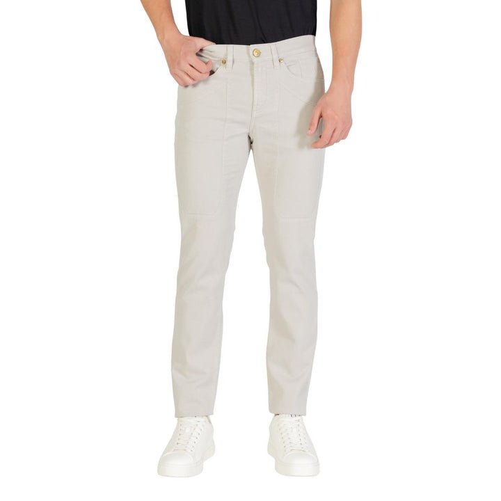 Jeckerson Gray Cotton Skinny Jeans