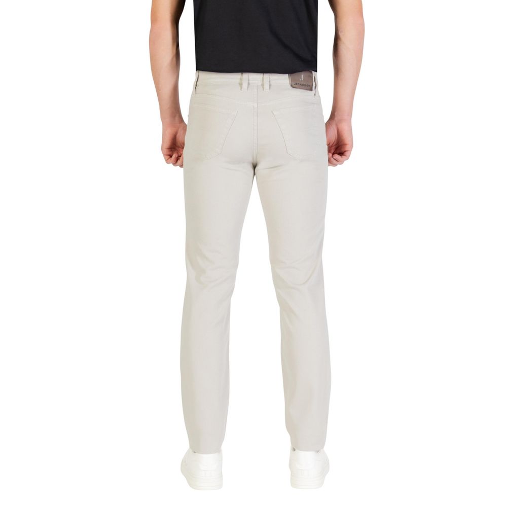 Jeckerson Gray Cotton Skinny Jeans