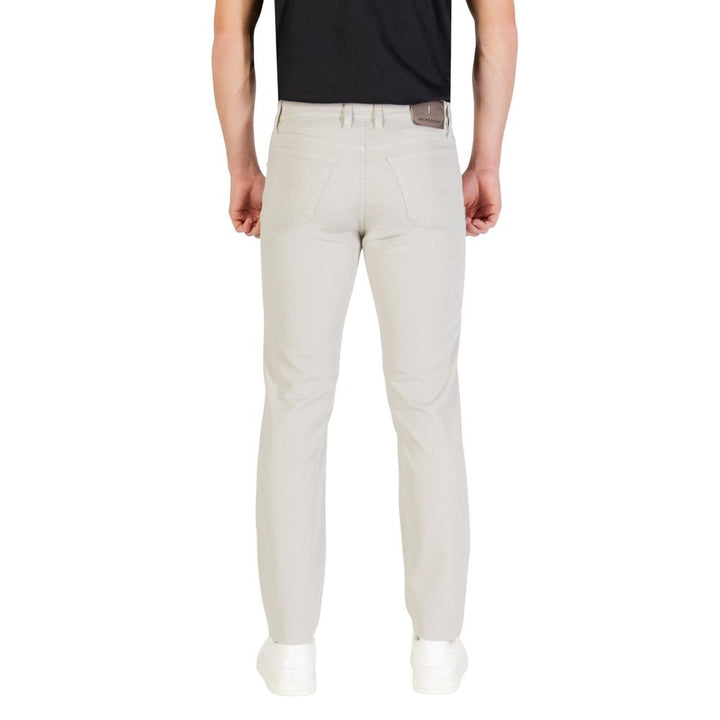 Jeckerson Gray Cotton Skinny Jeans