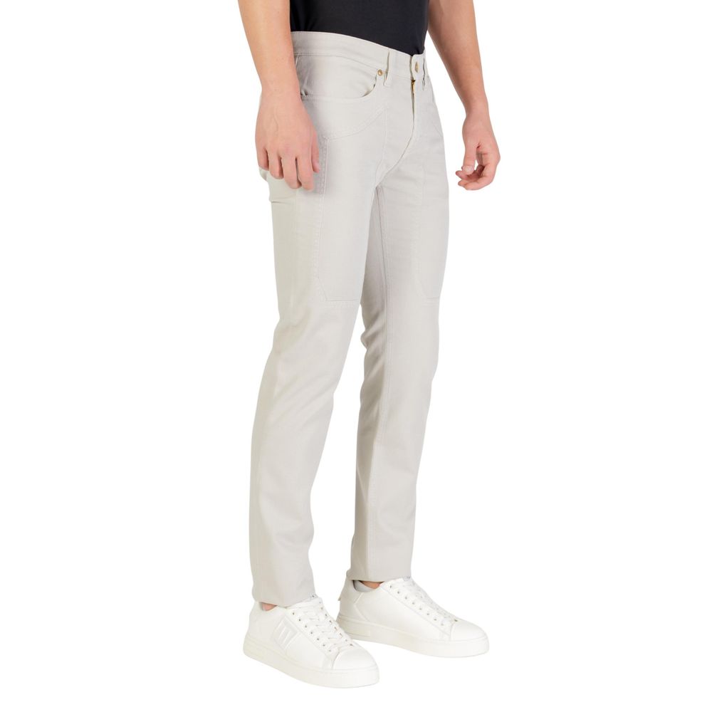 Jeckerson Gray Cotton Skinny Jeans