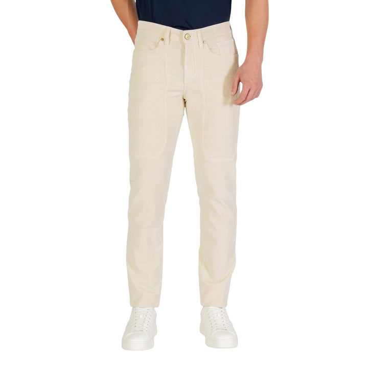Jeckerson Cream Cotton Skinny Jeans