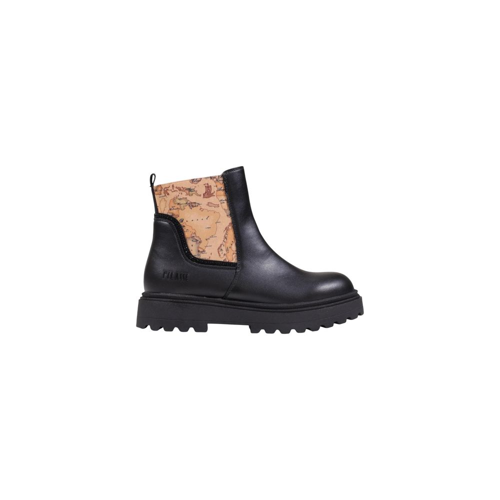 Alviero Martini Prima Classe Black Polyethylene Ankle Boots