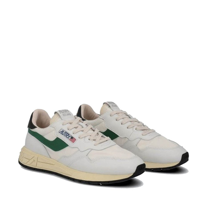Autry White Leather Athletic Sneakers