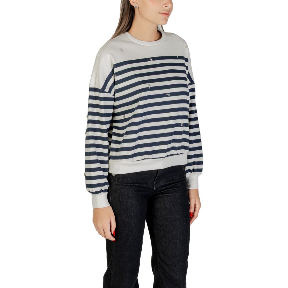 Only Blue Cotton Sweatshirt