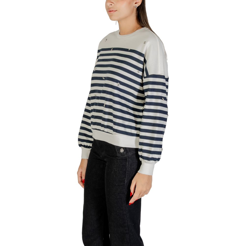 Only Blue Cotton Sweatshirt