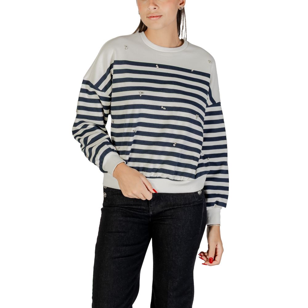 Only Blue Cotton Sweatshirt