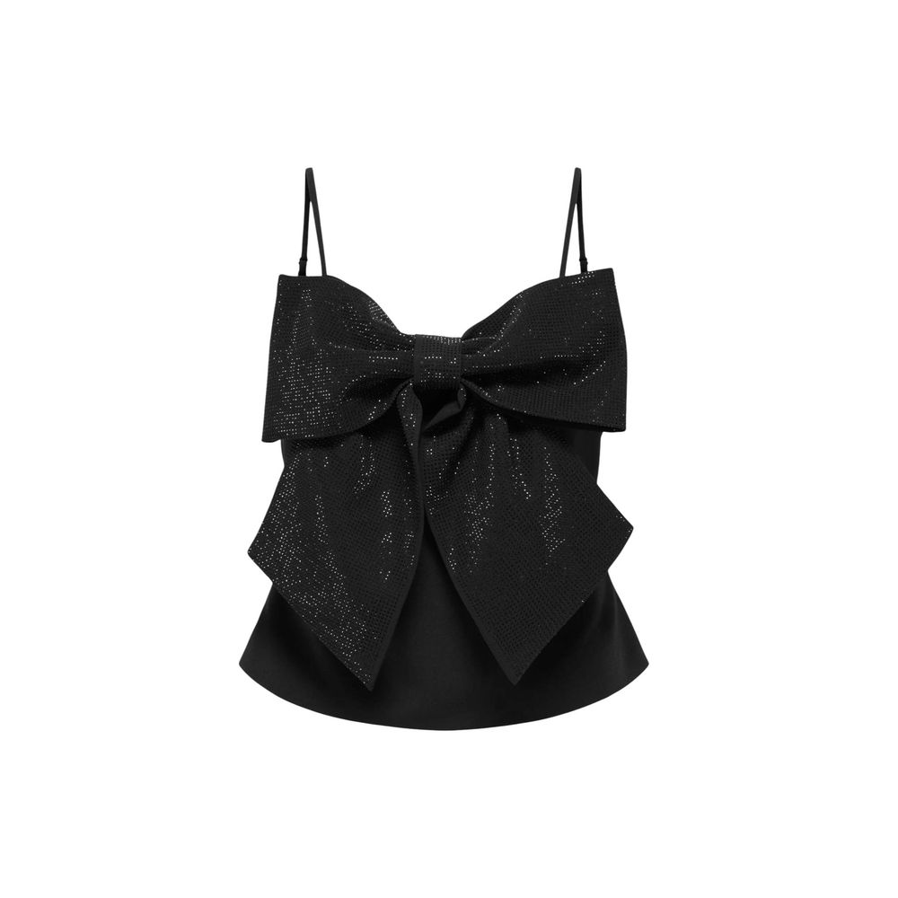 Only Black Polyester Top