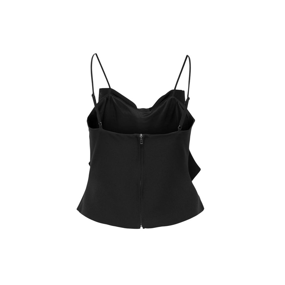 Only Black Polyester Top