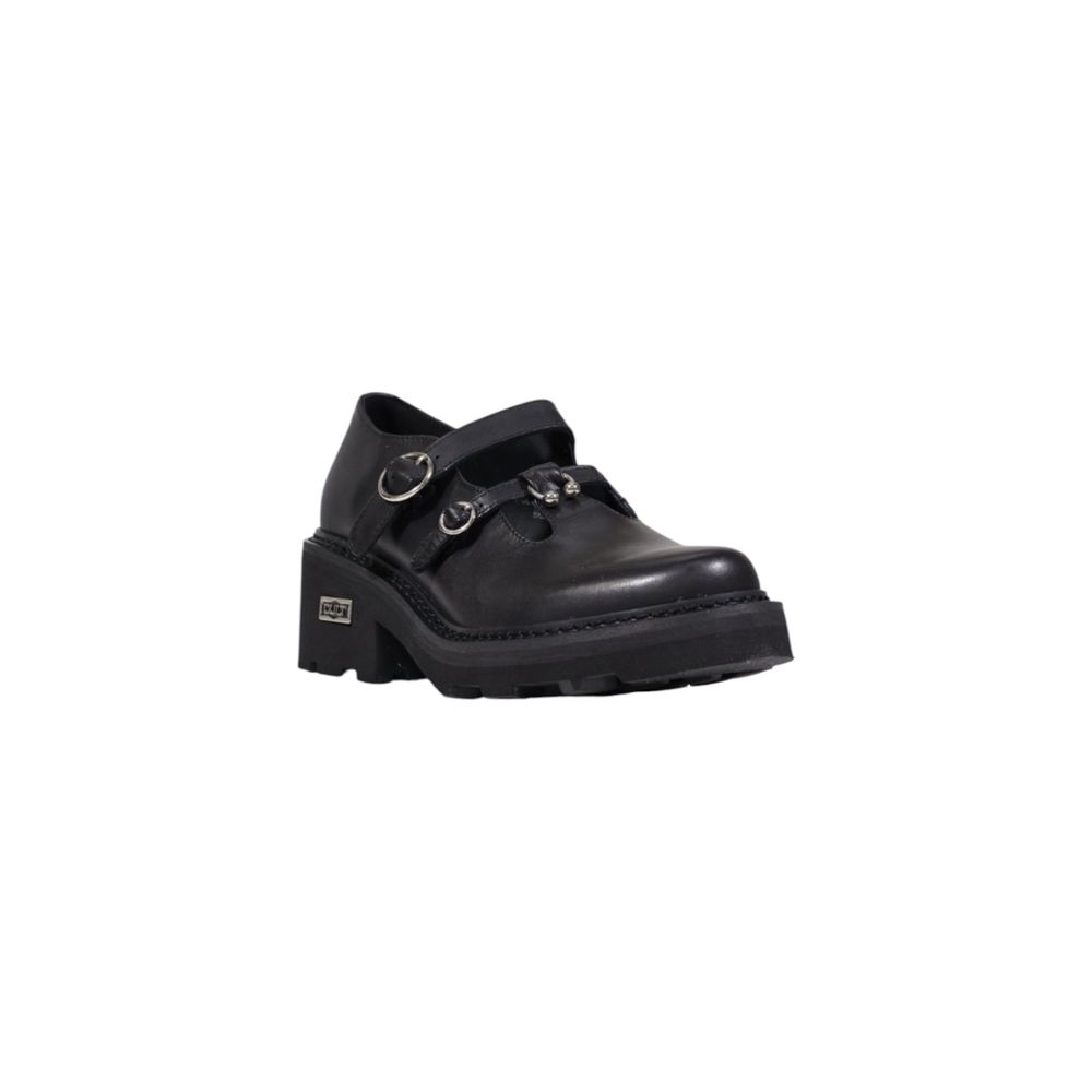Cult Black Leather Platform Pumps