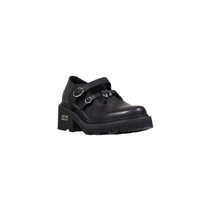 Cult Black Leather Platform Pumps