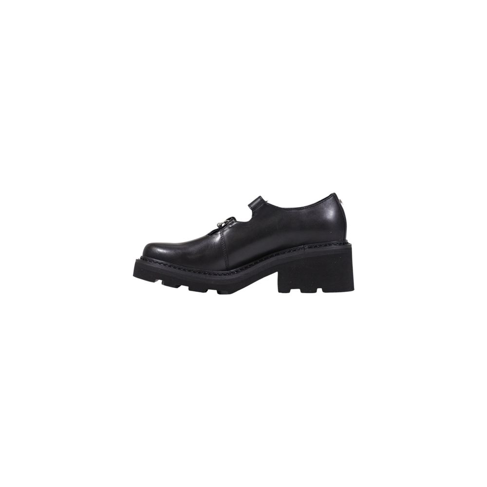 Cult Black Leather Platform Pumps