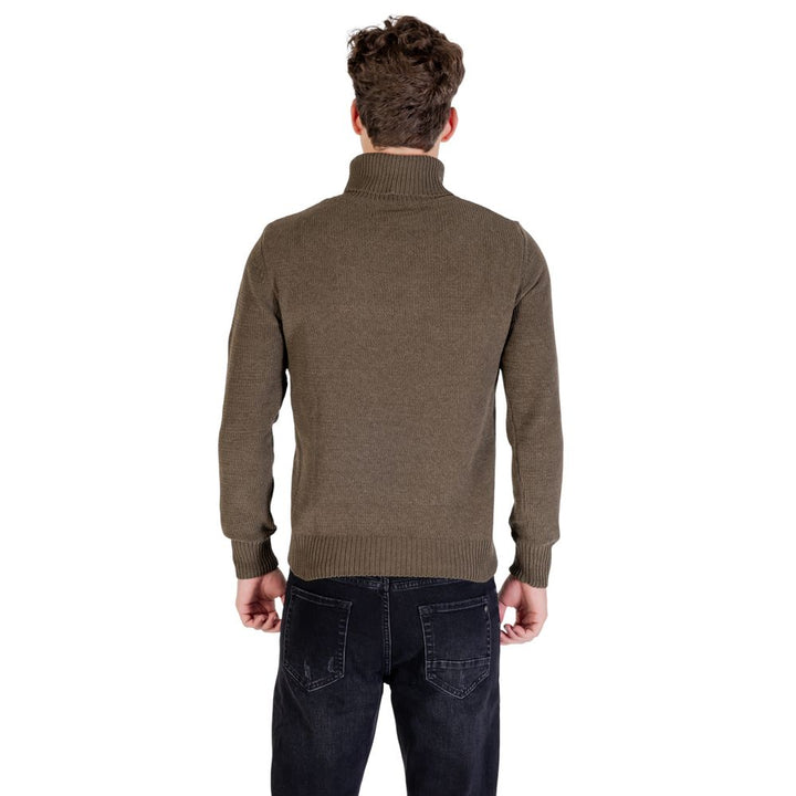 Gianni Lupo Army Polyester Turtleneck