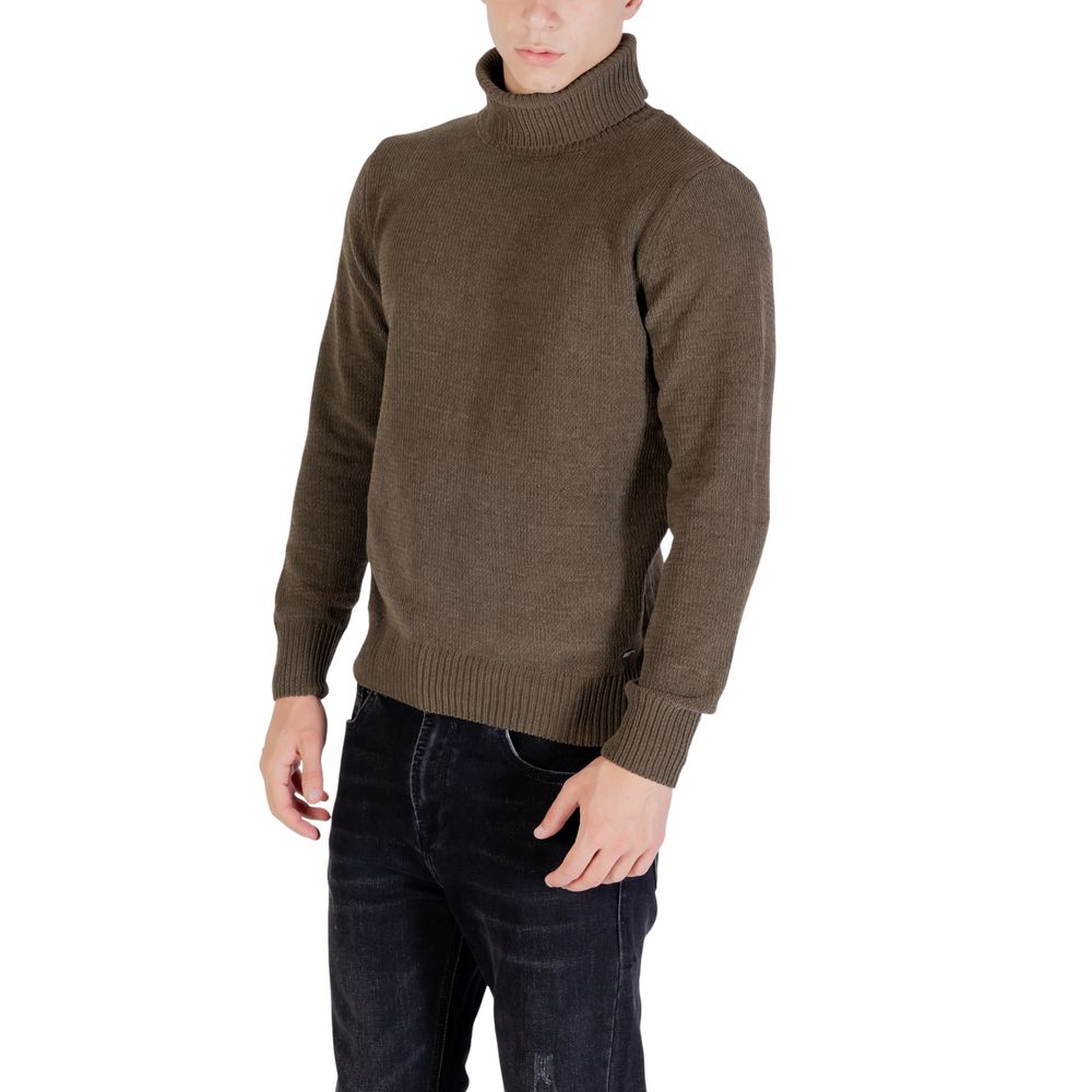 Gianni Lupo Army Polyester Turtleneck