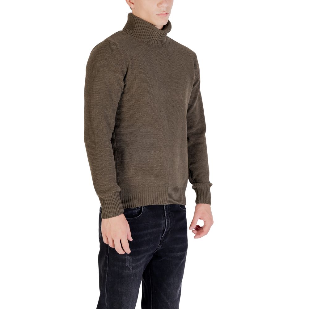 Gianni Lupo Army Polyester Turtleneck