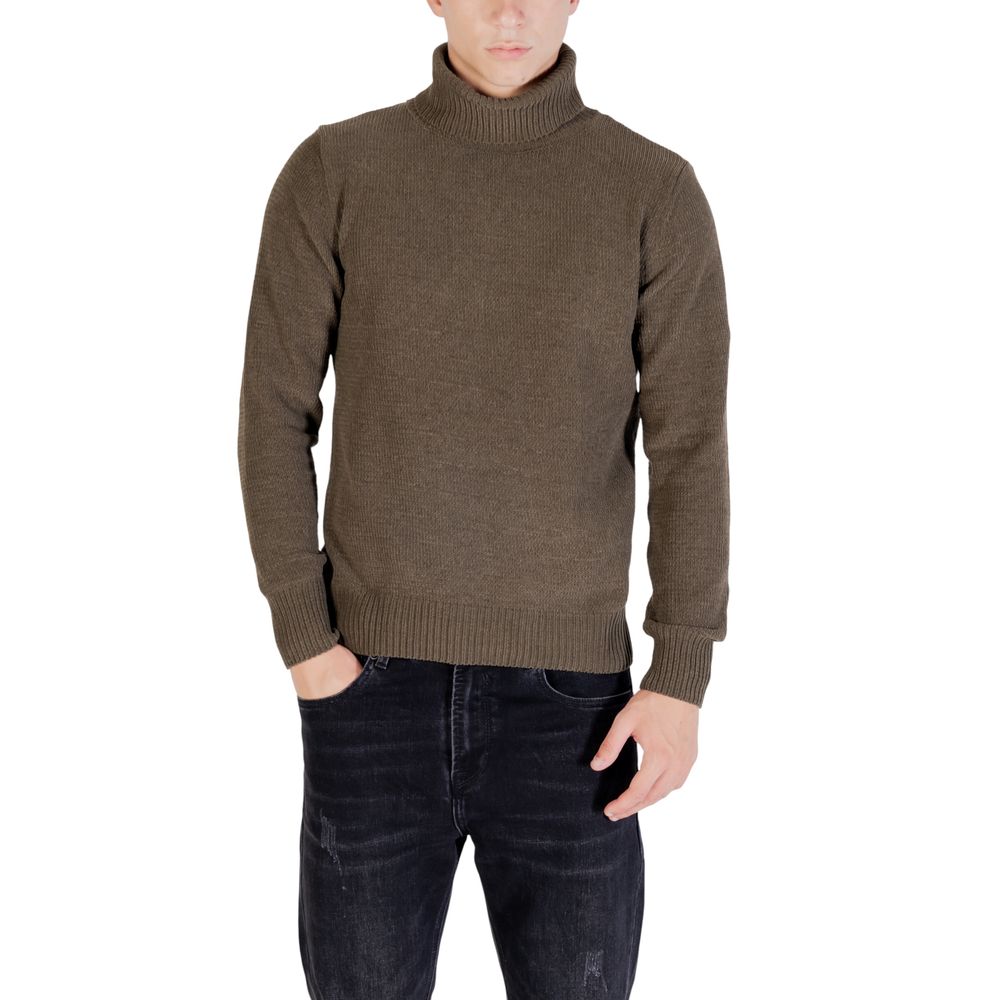 Gianni Lupo Army Polyester Turtleneck