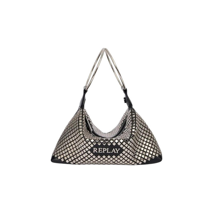 Replay Black Polyester Handbag