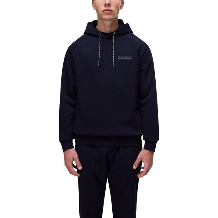 Napapijri Blue Cotton Hoodie