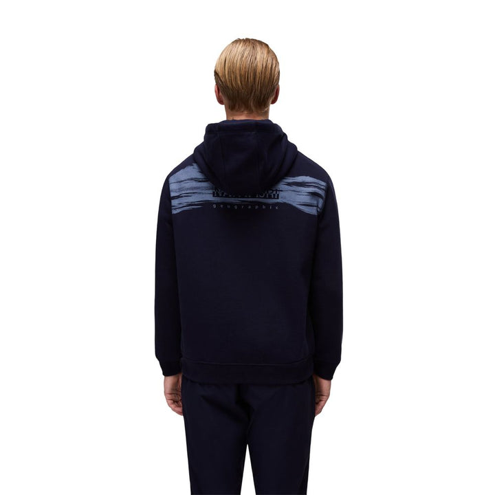 Napapijri Blue Cotton Hoodie