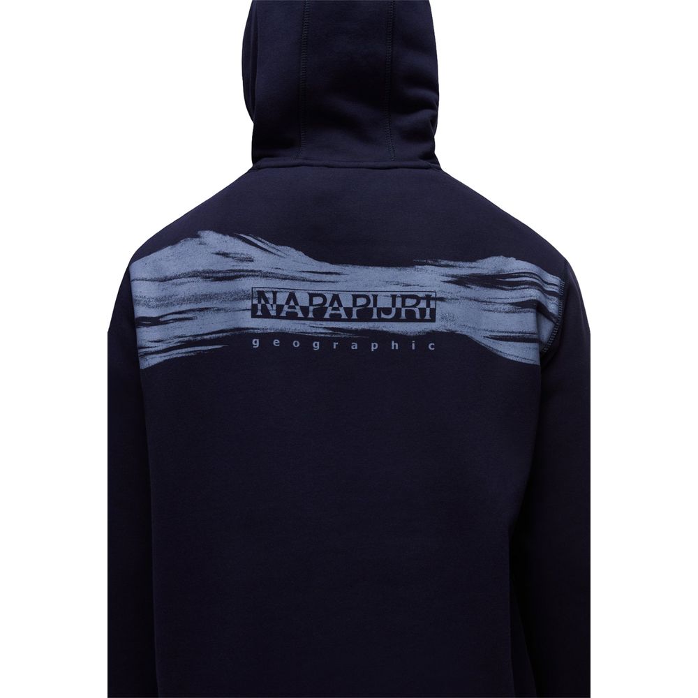 Napapijri Blue Cotton Hoodie