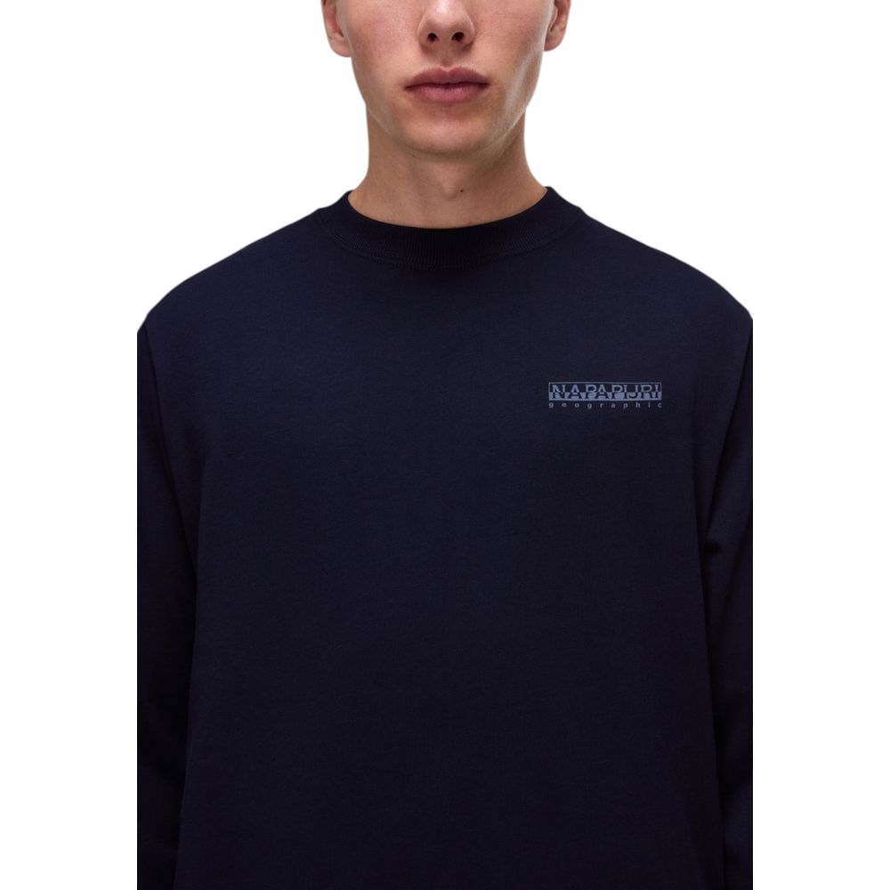 Napapijri Blue Cotton Sweatshirt