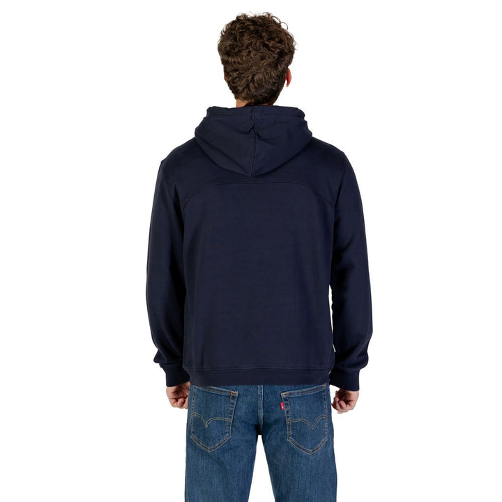 Napapijri Blue Cotton Hoodie