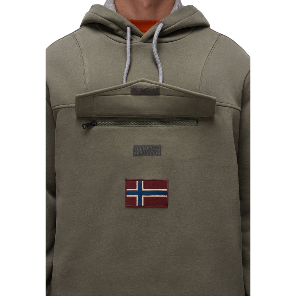 Napapijri Bicolor Cotton Hoodie