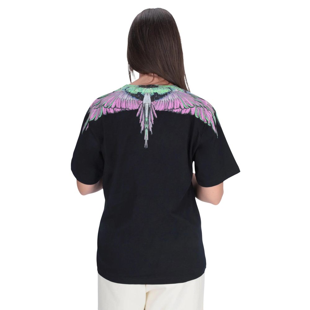 County of Milan Black Cotton T-Shirt