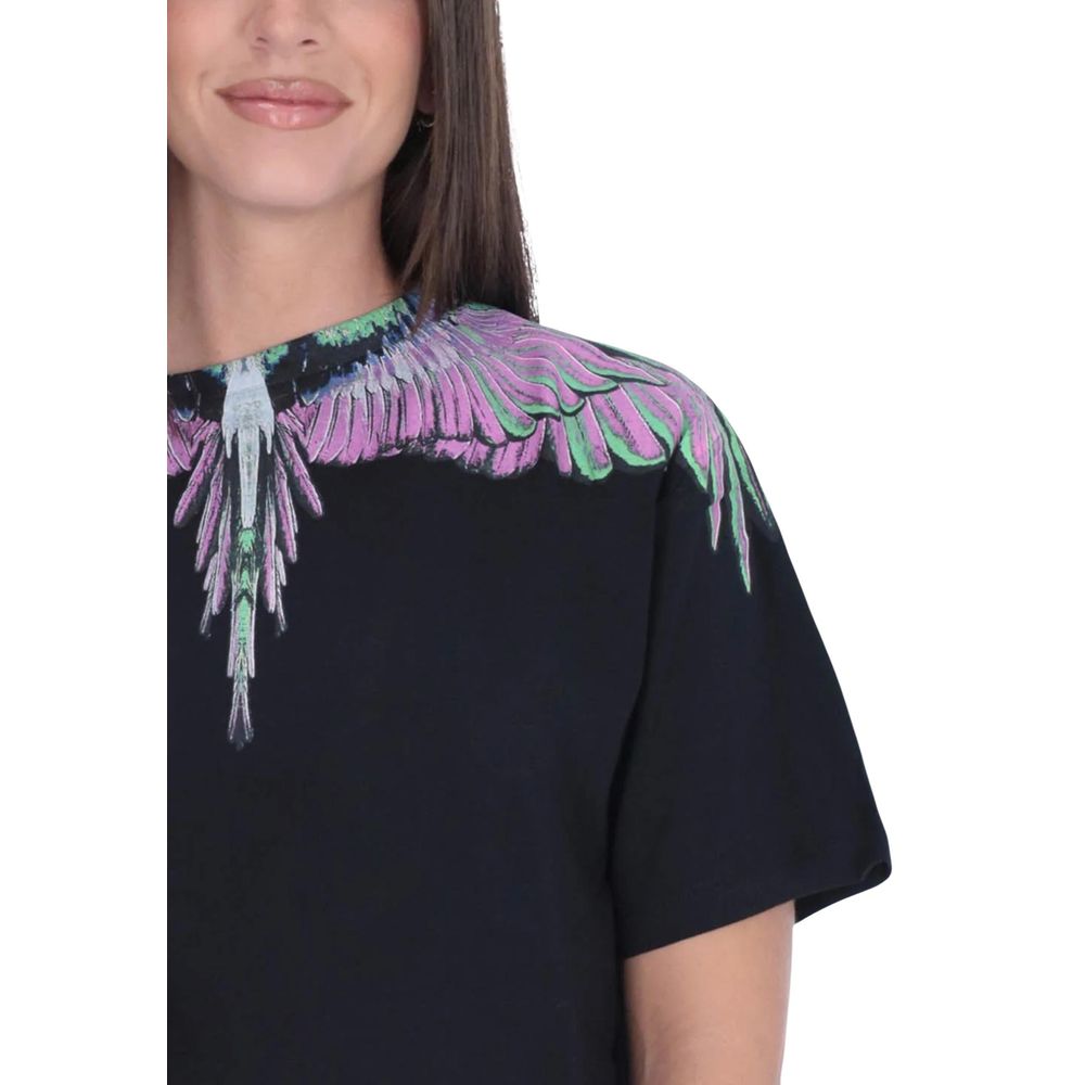 County of Milan Black Cotton T-Shirt