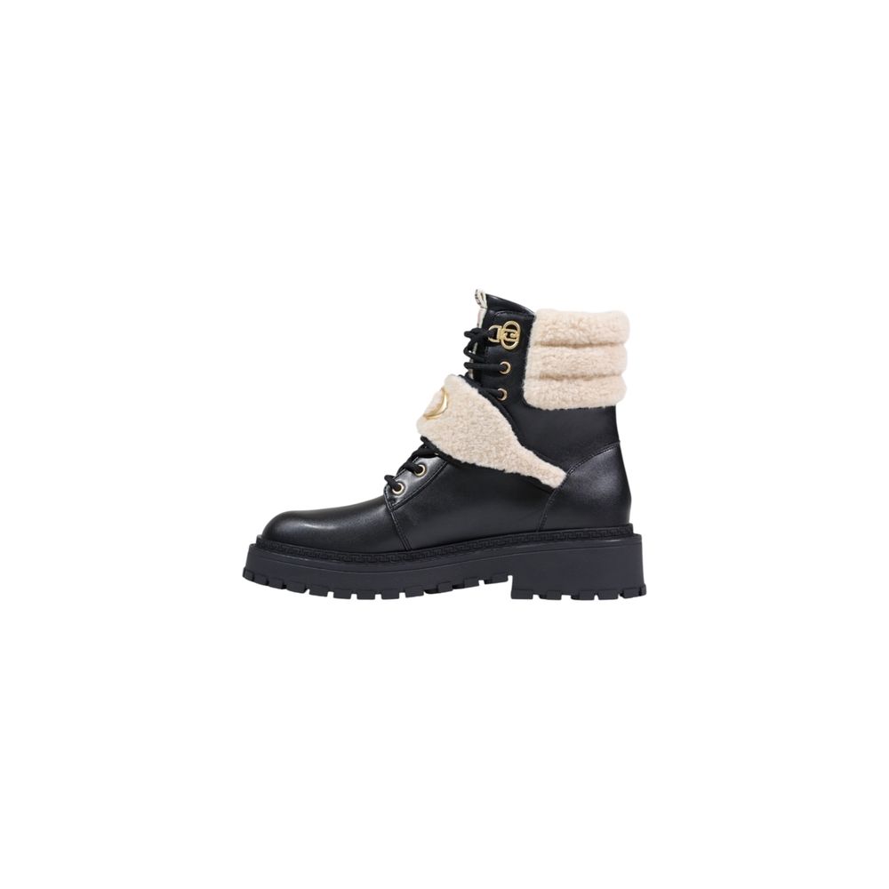 Liu Jo Black Artificial Leather Ankle Boots