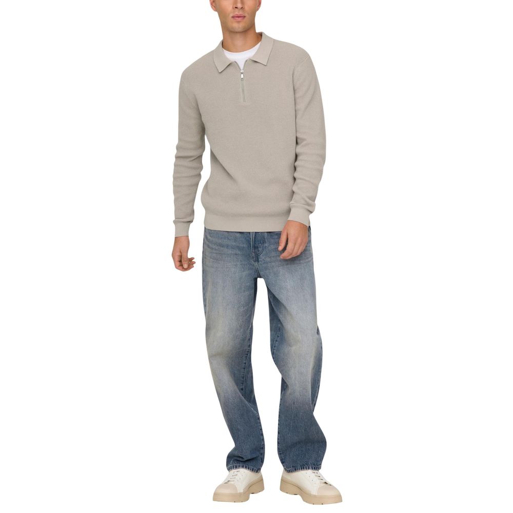 Only & Sons Blue Recycled Cotton Relaxed Fit Jeans