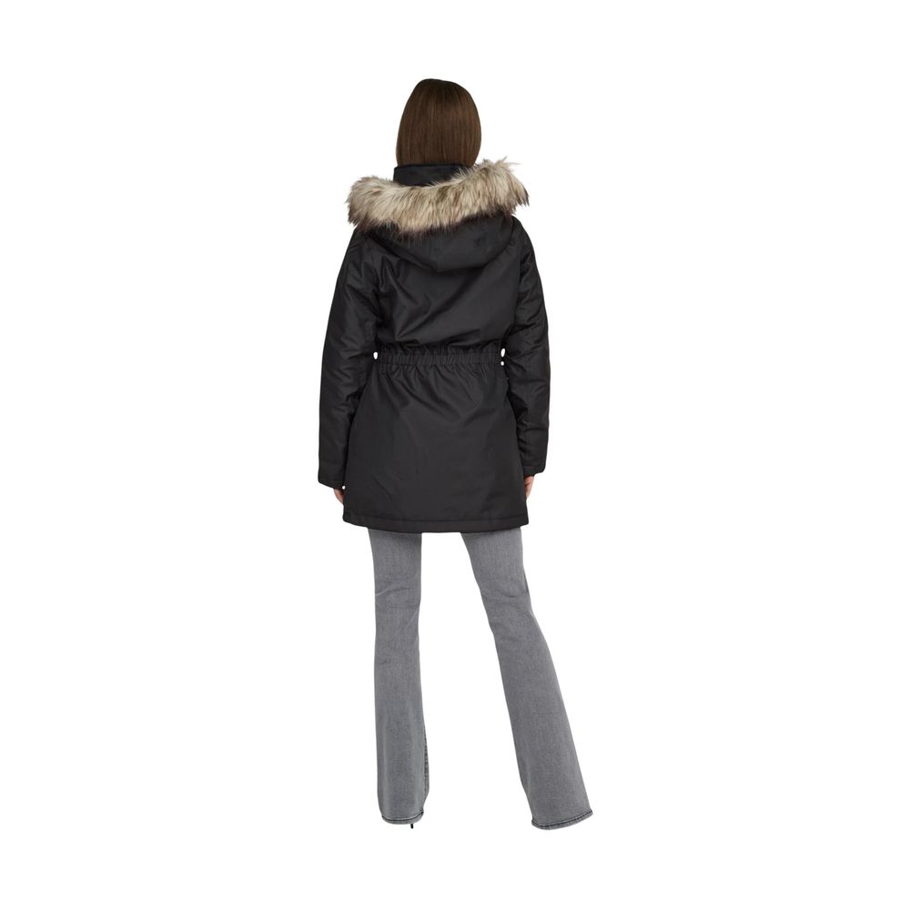 Only Black Recycled Polyester Parka