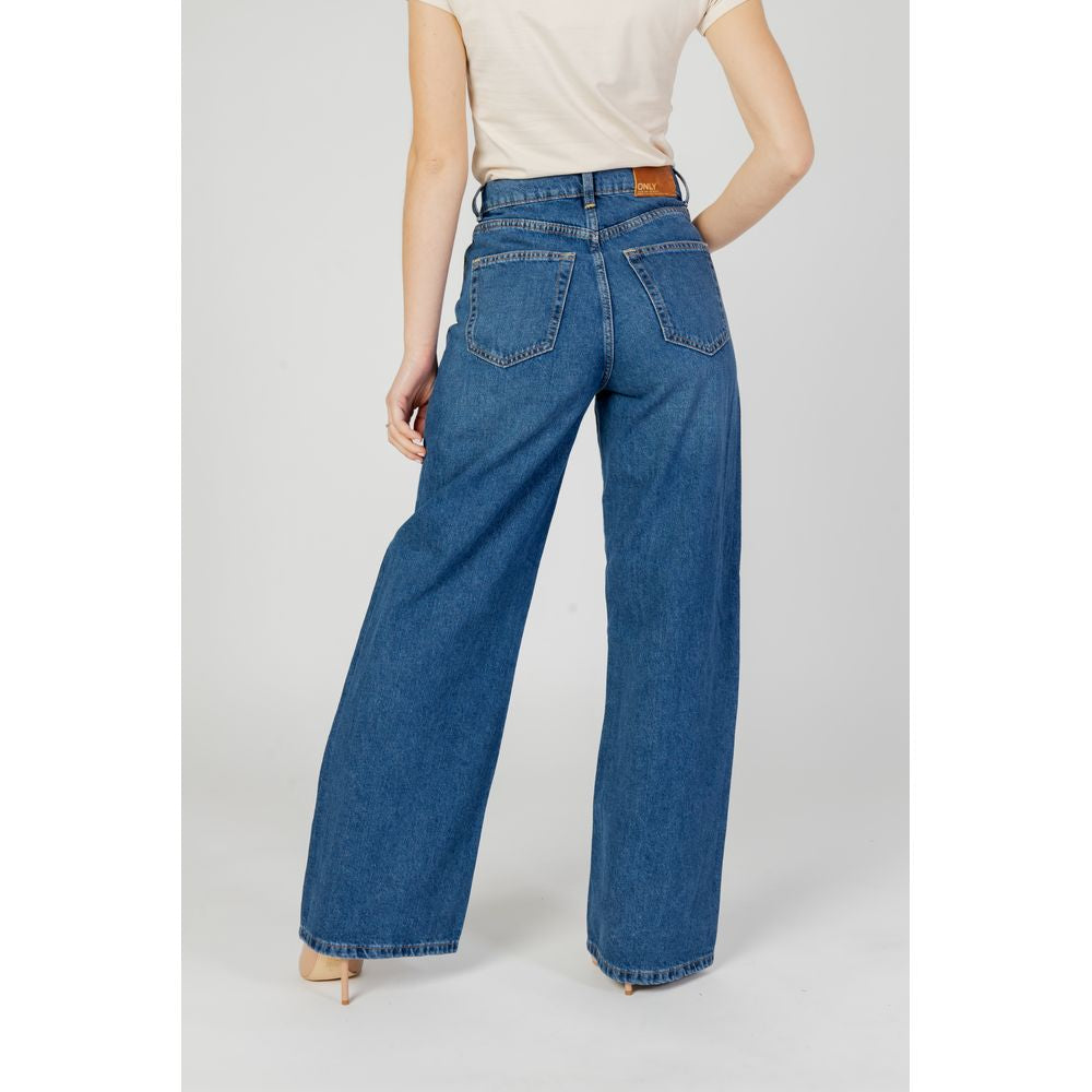 Only Blue Cotton Relaxed Fit Jeans