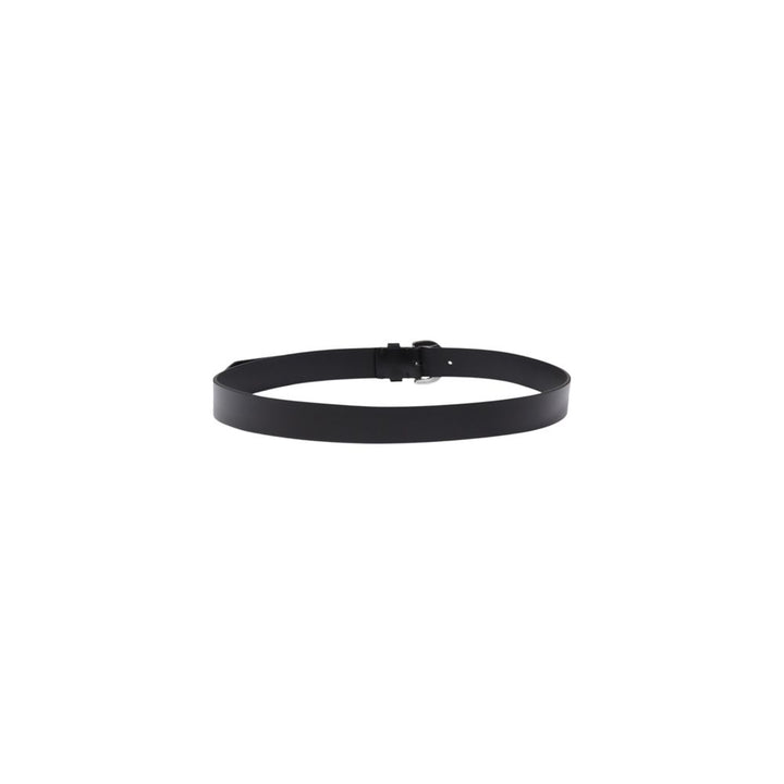 Calvin Klein Black Leather Regular Belt