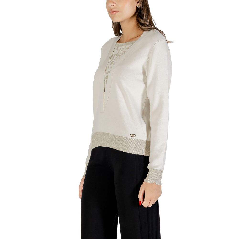 Liu Jo White Viscose Sweatshirt