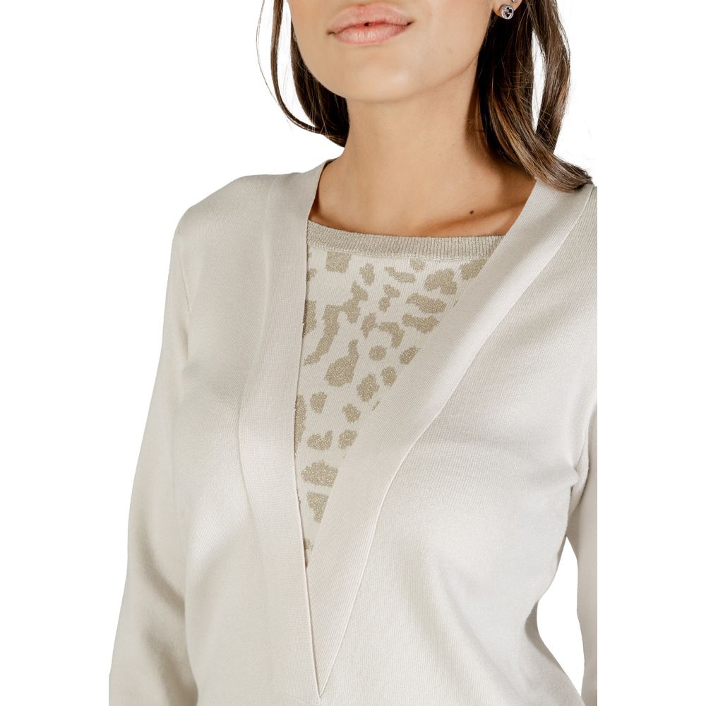 Liu Jo White Viscose Sweatshirt