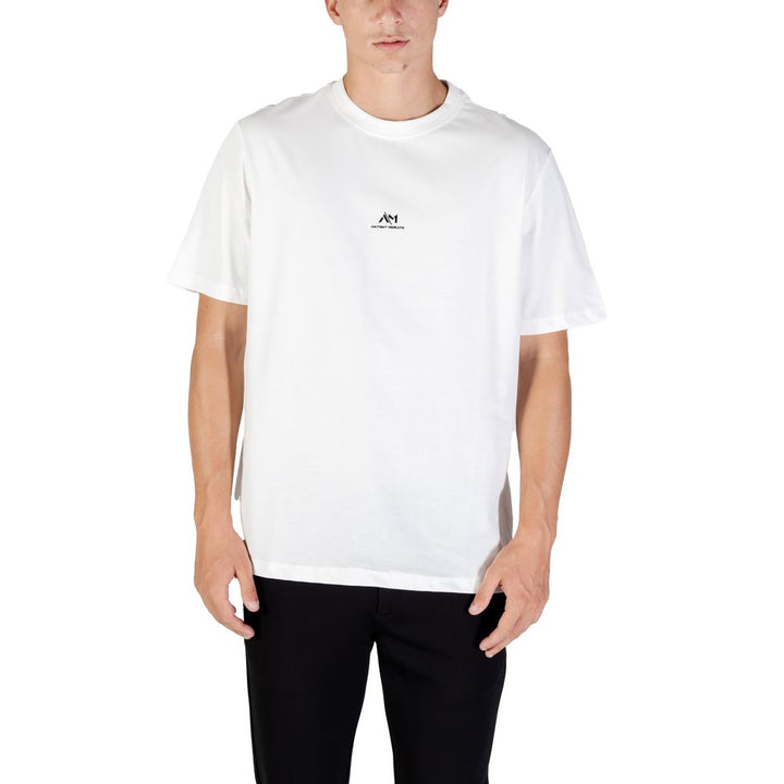 Antony Morato Cream Cotton T-Shirt