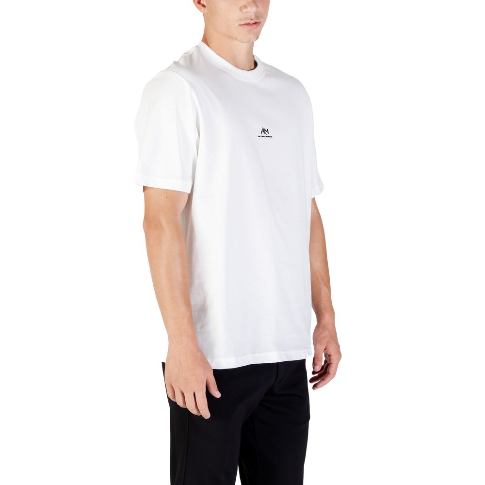 Antony Morato Cream Cotton T-Shirt