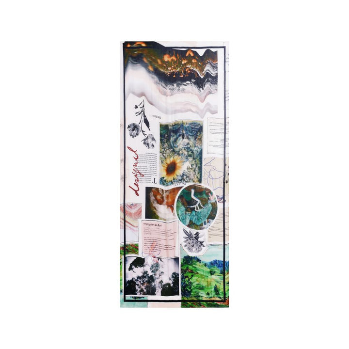 Desigual Bicolor Viscose Foulard