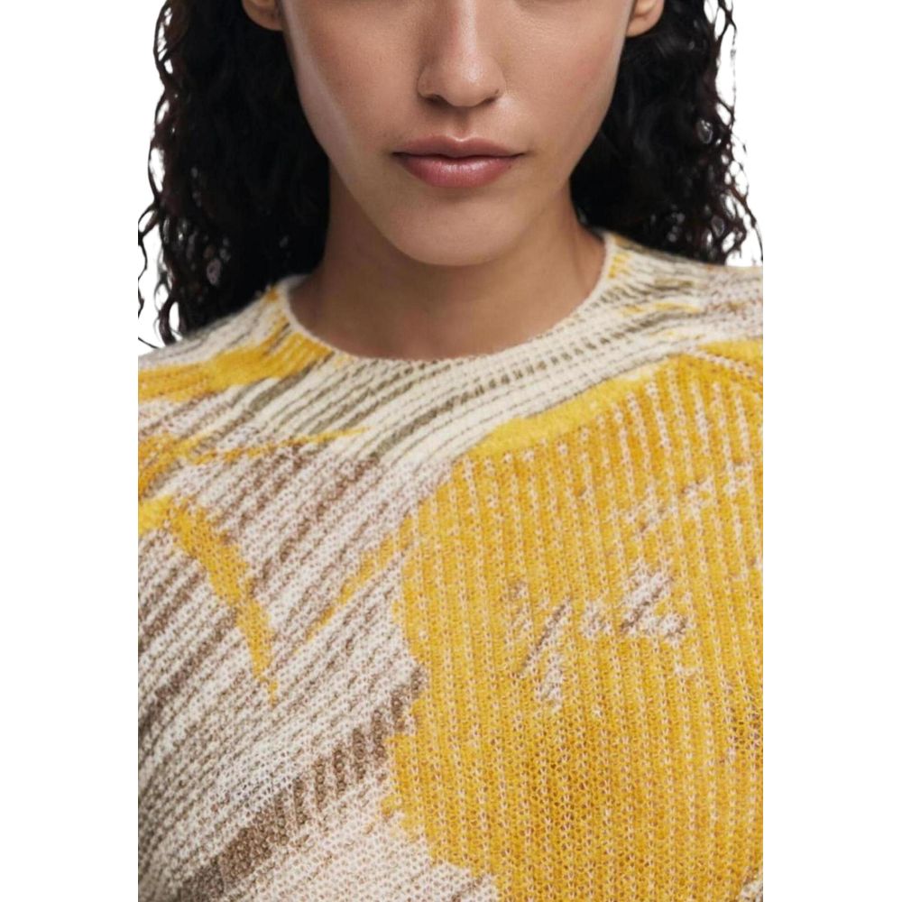 Desigual Bicolor Polyamide Sweatshirt