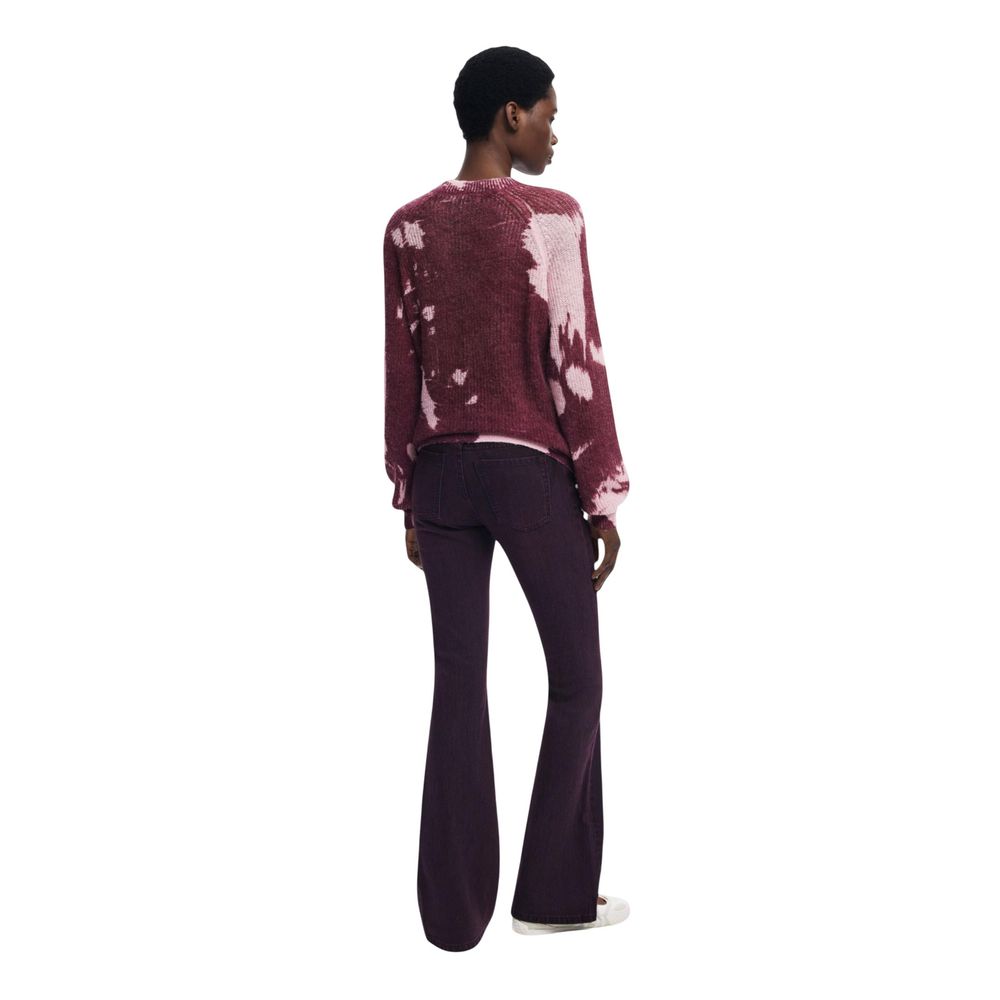 Desigual Purple Polyamide Sweatshirt
