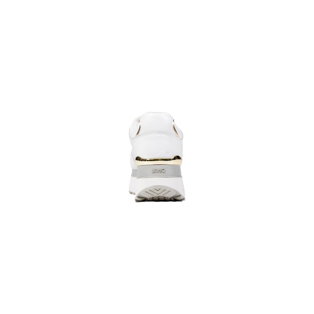 Liu Jo White Artificial Leather Platform Sneakers