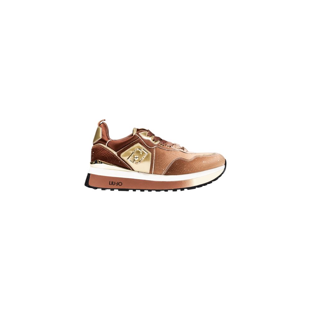 Liu Jo Brown Synthetic Chunky Sneakers