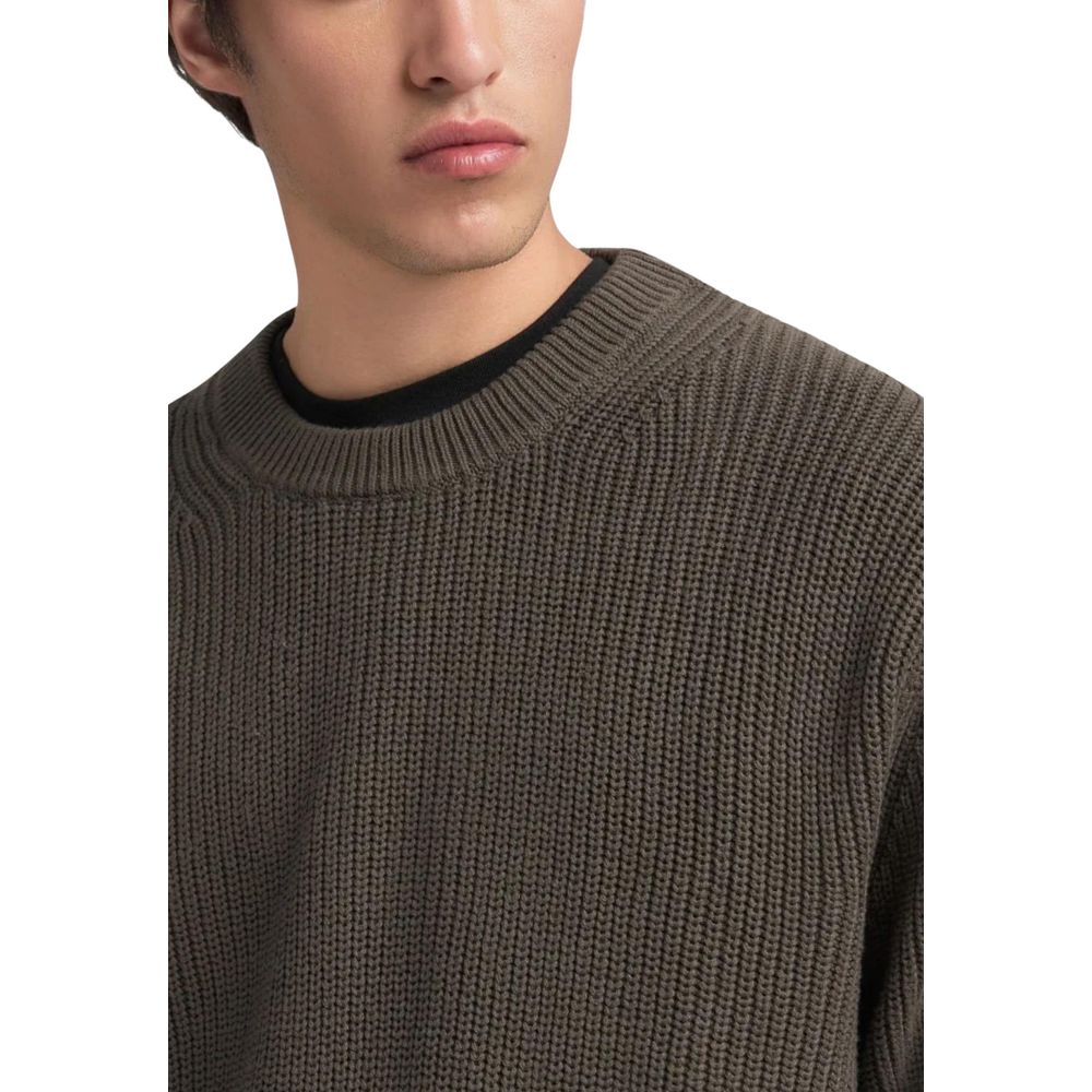 Replay Green Cotton Sweatshirt