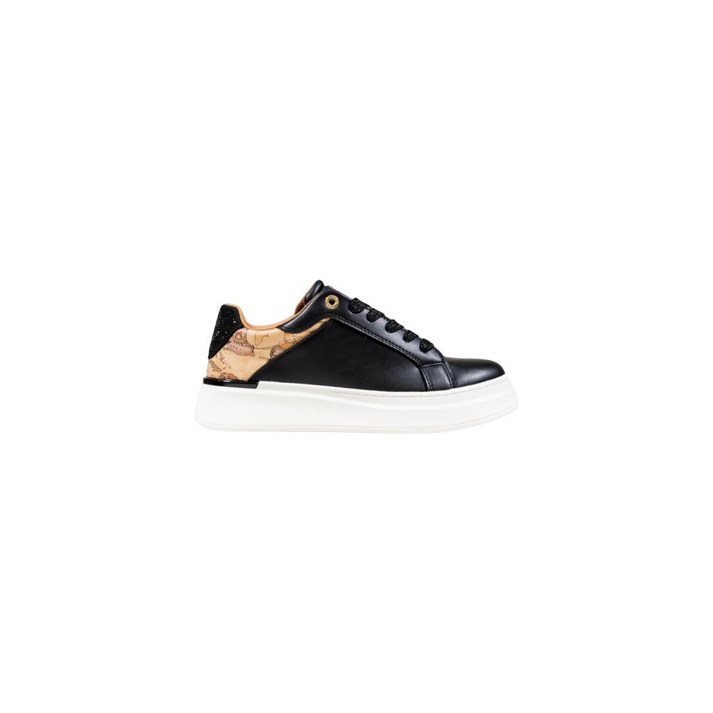Alviero Martini Prima Classe Black Polyethylene Chunky Sneakers