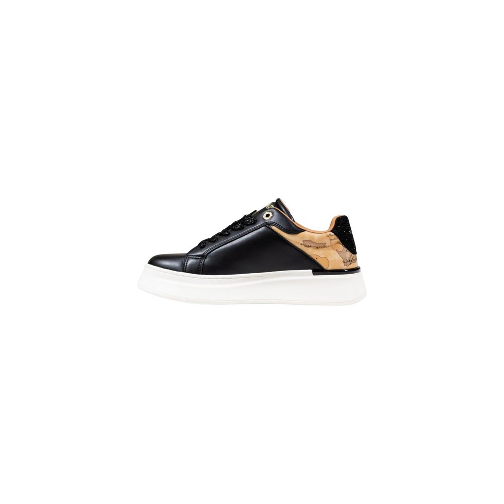 Alviero Martini Prima Classe Black Polyethylene Chunky Sneakers