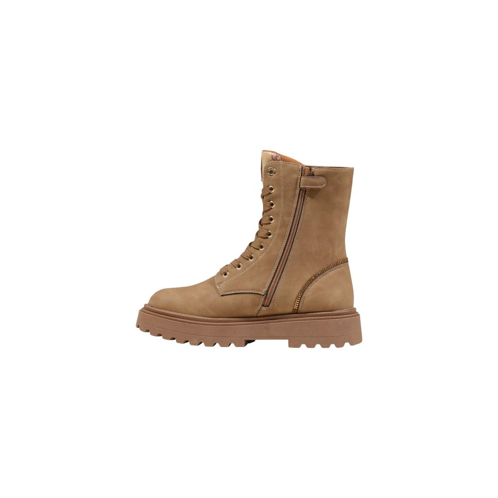 Alviero Martini Prima Classe Beige Polyethylene Lace-Up Boots