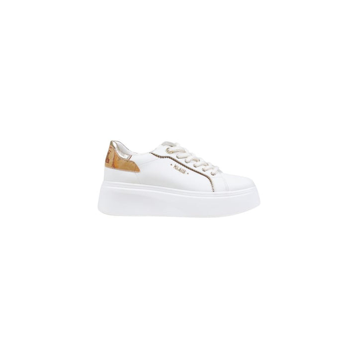 Alviero Martini Prima Classe White Polyethylene Platform Sneakers