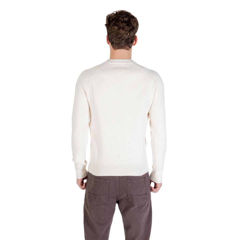 Gianni Lupo Cream Polyester Sweatshirt