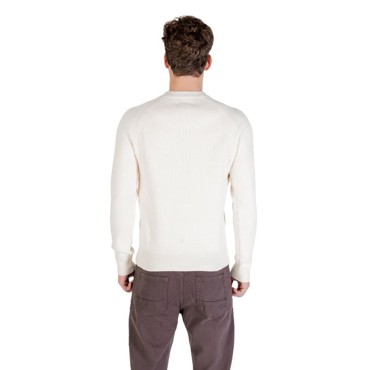 Gianni Lupo Cream Polyester Sweatshirt
