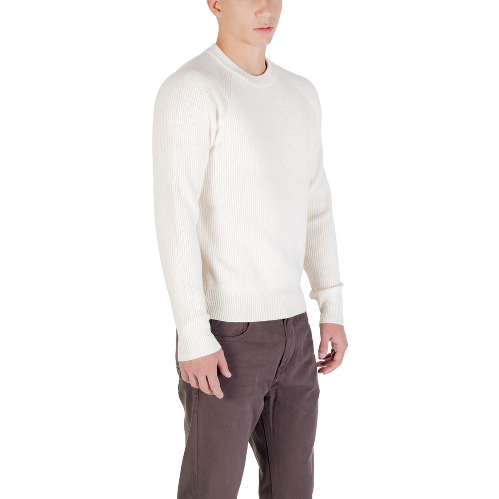 Gianni Lupo Cream Polyester Sweatshirt